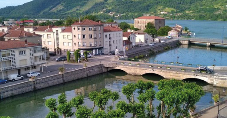 Ville de Saint-Vallier dans la Drôme